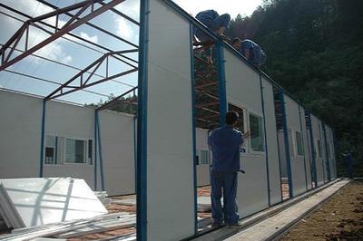 鲁工钢结构 彩钢板活动房施工 重庆彩钢板活动房工程